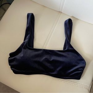 Aerie Velvet Blue Swim Top